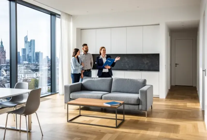 Wohnungsbesichtigung in Frankfurt am Main