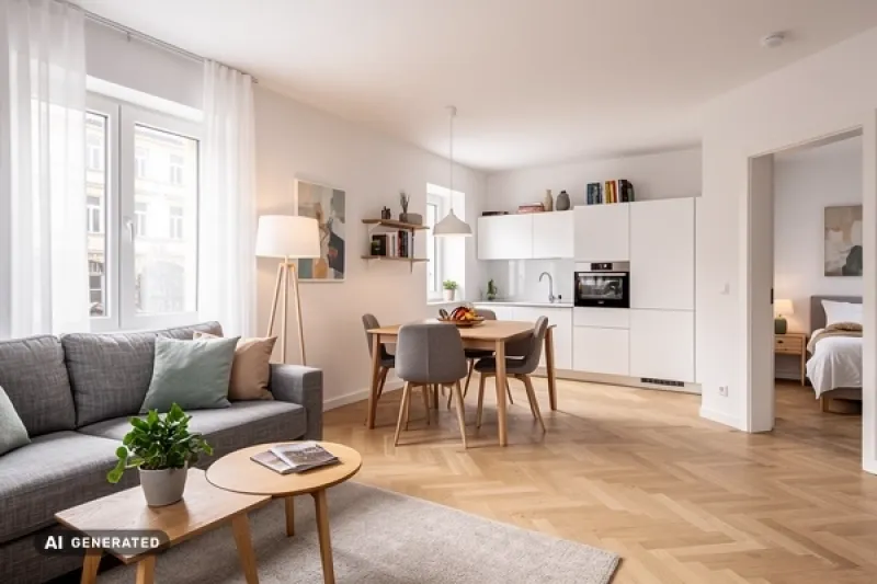 möblierte Wohnung