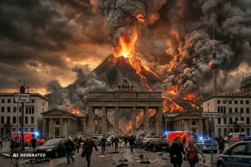 Vulkanausbruch in Berlin
