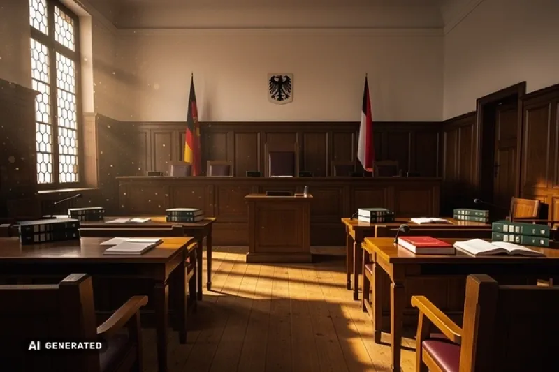 Deutscher Gerichtssaal von Innen