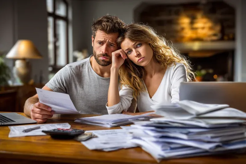 Eine Hand hält Wohnungsschlüssel, im Hintergrund ein Wohngebäude