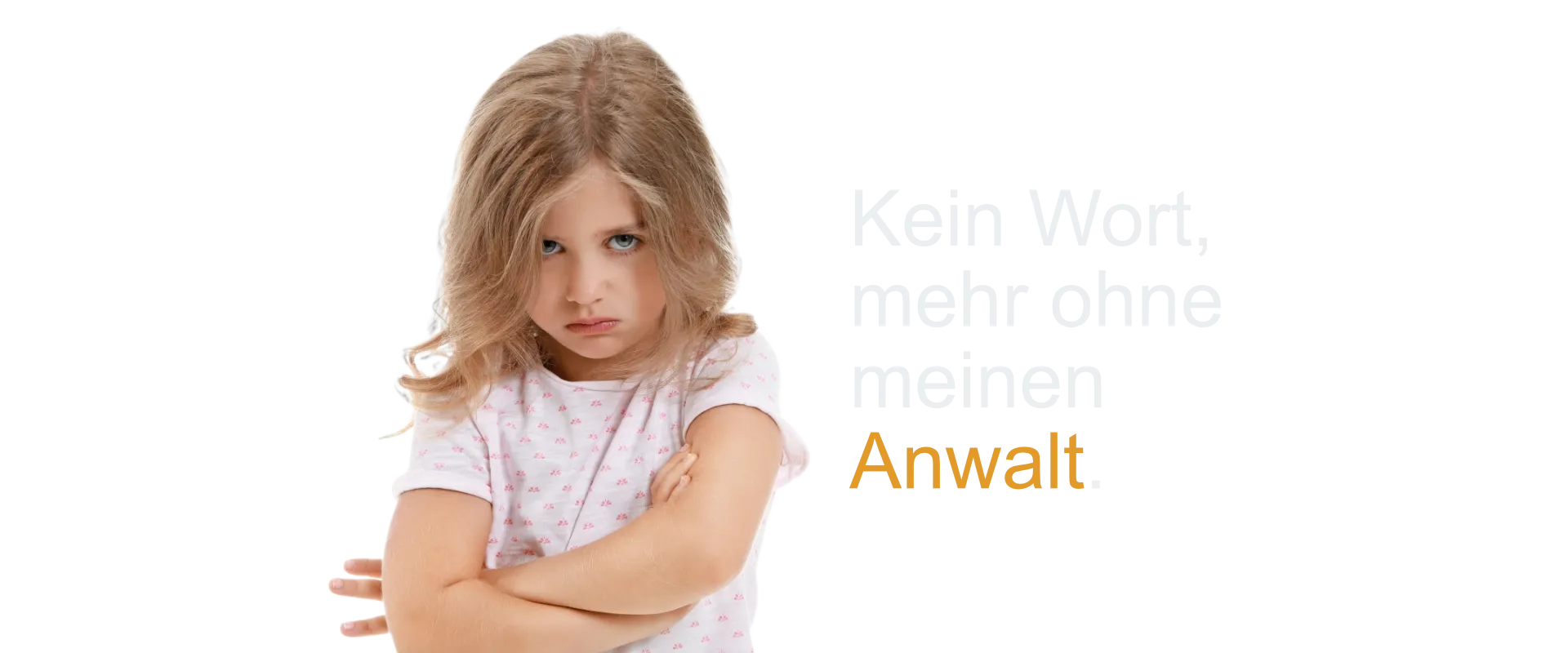 kleines, trotziges Mädchen