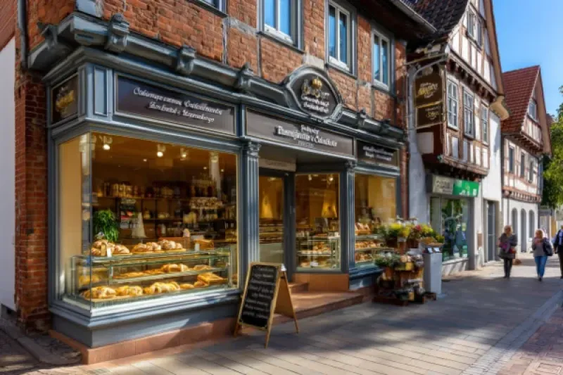 Schaufenster einer Bäckerei