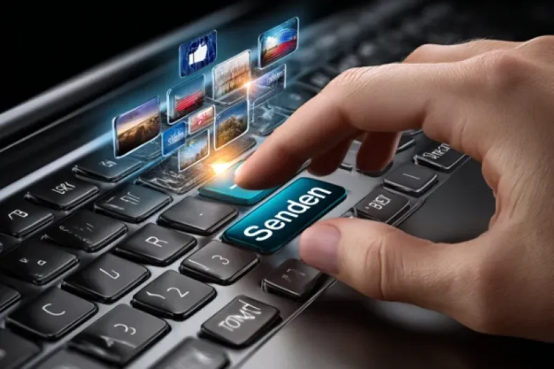 Computertastatur mit einem Bestellbutton