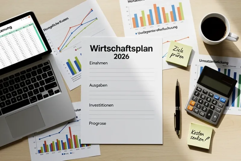 Symbolbild: Wirtschaftsplan