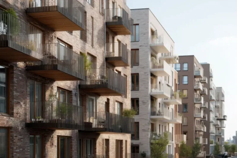modernes Aparmenthaus