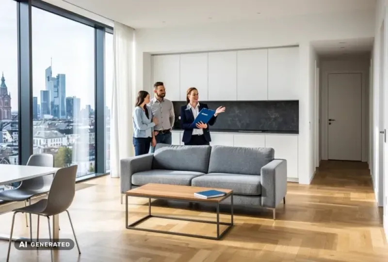 Wohnungsbesichtigung in Frankfurt am Main