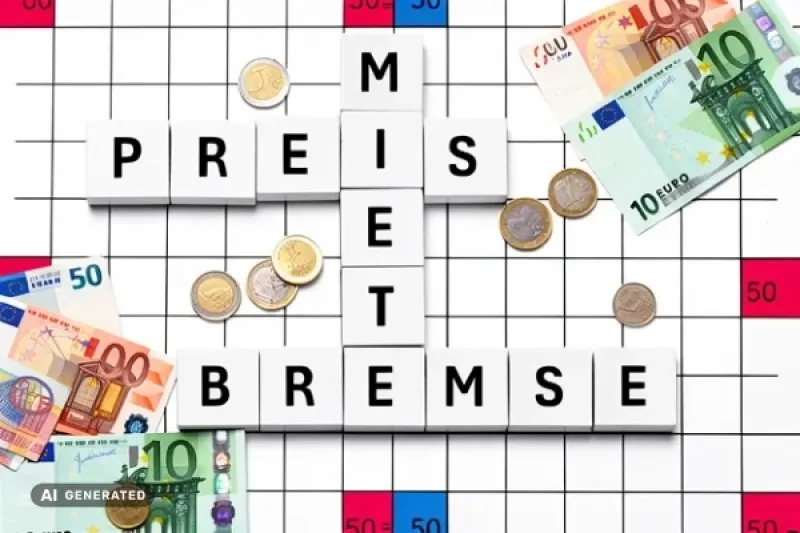 Mit Buchstaben beschriftete Würfel auf Geldscheinen (Symbolbild)