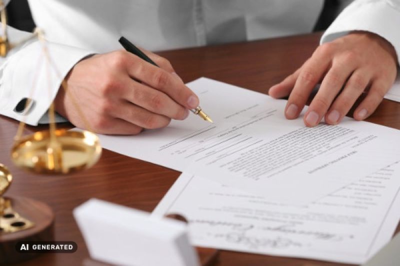 Vertragsunterschrift